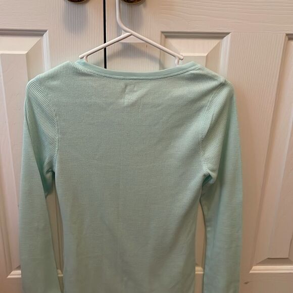 Light Blue Long Sleeve Top - Picture 5 of 5